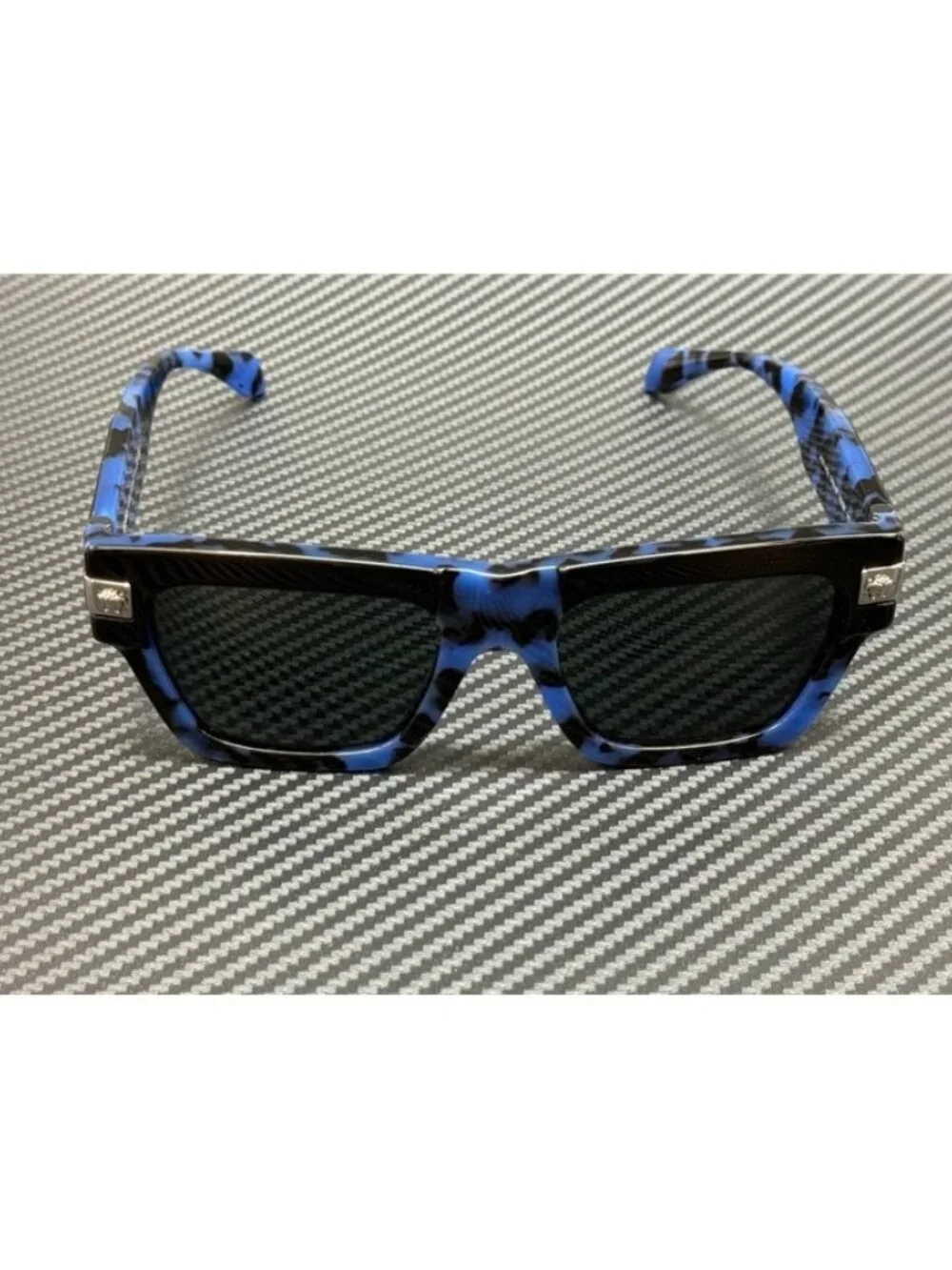 New Versace Men Havana Blue Sunglasses 52-20-145